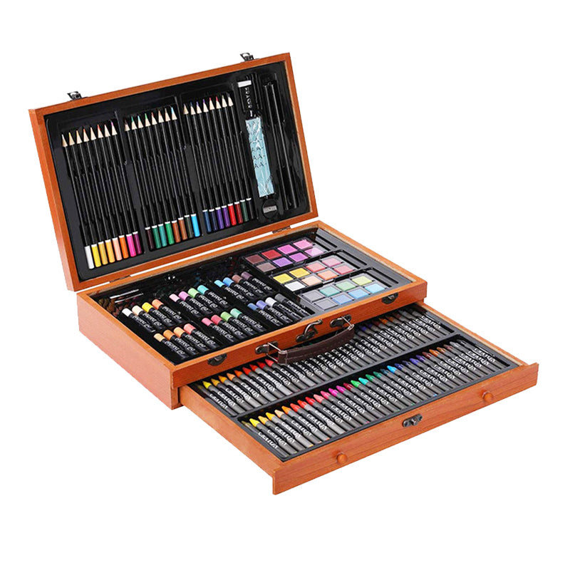 Art Supplies Deluxe Wooden Art Set Crafts Drawing Painting Kit