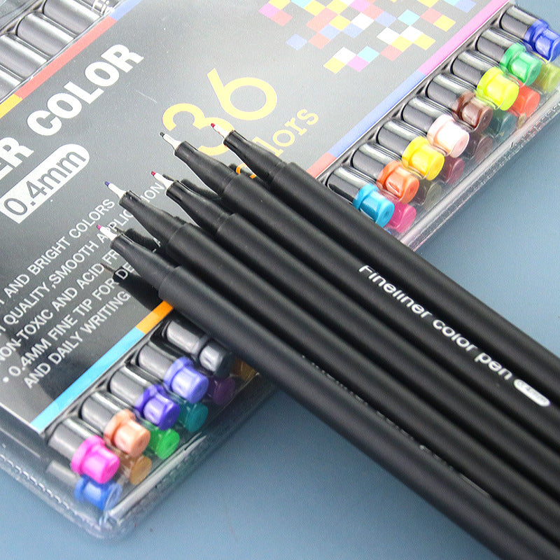 12/24/36/48/60/100 Colors Colored Fine Point Markers Drawing Pens