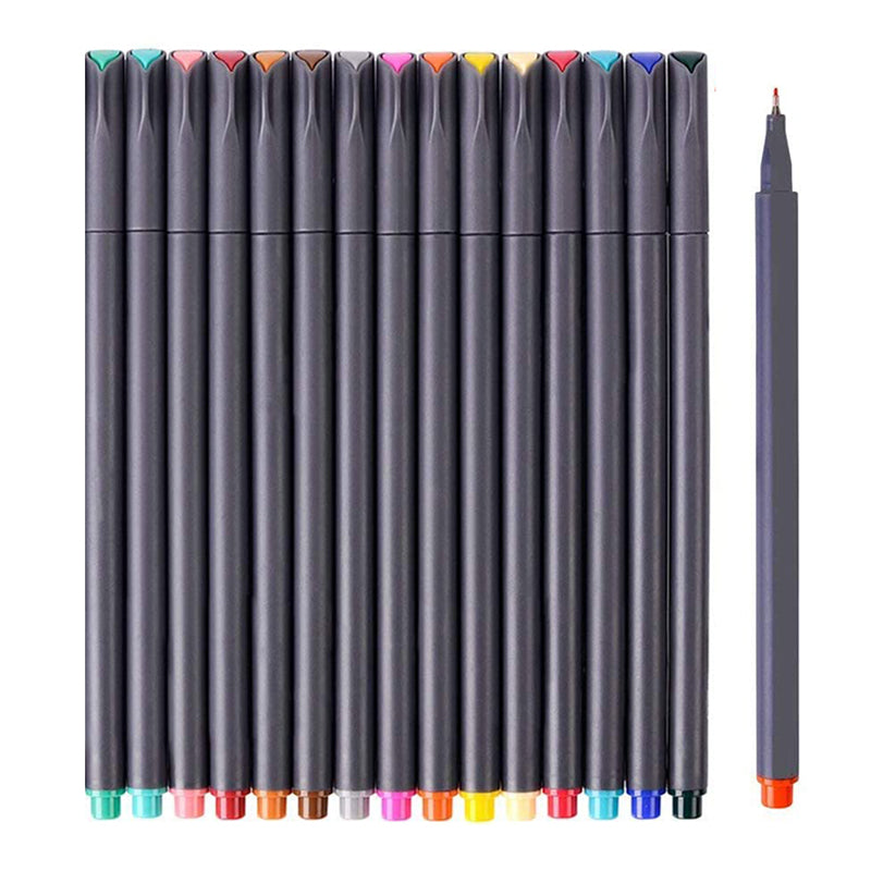 Shuttle Art Fineline Colored Pens, 100 Colors 0.4mm Fineliner Color Pen Set  Fine Line Drawing Pen Fine Point Markers Perfect for Adult Coloring Books